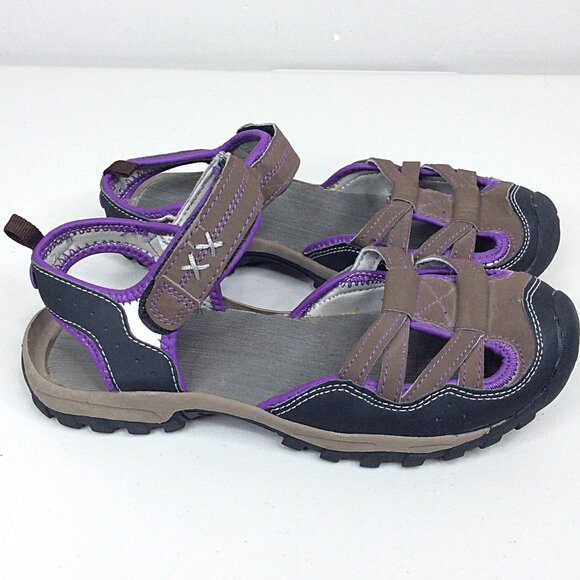 Northside Women's Sport Sandals Size 9 Closed Toe Brown Adjustable Ankle Strap - Picture 4 of 8